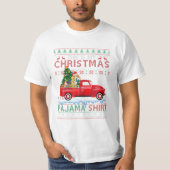 Mijn kerstpyjama Beagle T-shirt (Voorkant)