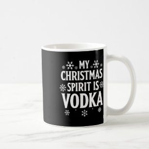 Mijn kerstsfeer is wodka Funny Holiday Humor A Koffiemok