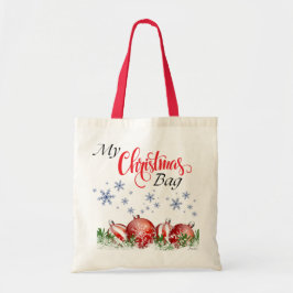 Mijn kersttas Canvas tas