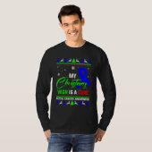 Mijn kerstwens is een rectale kankercampagne t-shirt (Voorkant volledig)