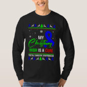 Mijn kerstwens is een rectale kankercampagne t-shirt (Voorkant)