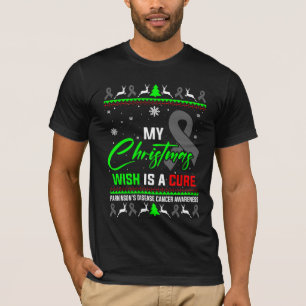 Mijn kerstwens is een zuivere Parkinson-ziekte T-shirt