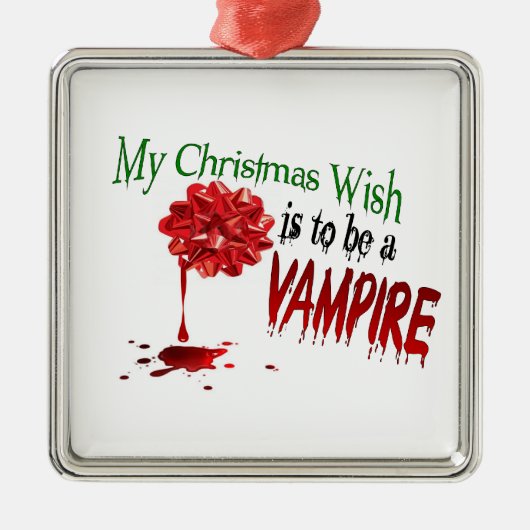 Mijn kerstwens is om een Vampire Ornament te worde (Voorkant)