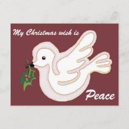 Mijn kerstwens is Vrede Feestdagenkaart
