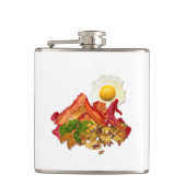 Mijn Ketchup Gone Squatchin voor Bacon Breakfast Heupfles (Voorkant)