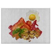 Mijn Ketchup Gone Squatchin voor Bacon Breakfast Snijplank (Voorkant)