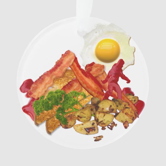 Mijn Ketchup Gone Squatchin voor Bacon Decor Ornament (voorkant)