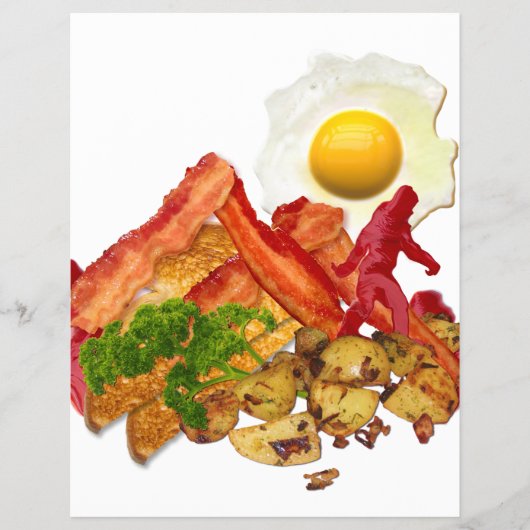 Mijn Ketchup Gone Squatchin voor Bacon Flyer (Voorkant)