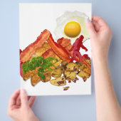 Mijn Ketchup Gone Squatchin voor Bacon Flyer (Hand)