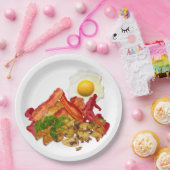 Mijn Ketchup Gone Squatchin voor Bacon Papieren Bordje (Feest)