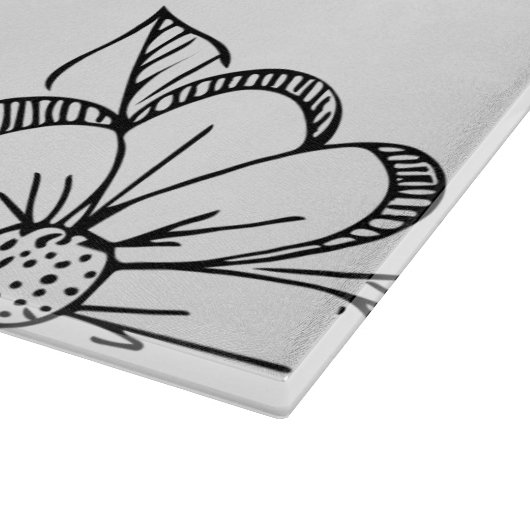 Mijn keuken Floral Snijplank (Hoek)