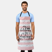 Mijn keuken is voor dansen schort (Gedragen)