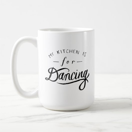 Mijn keuken is voor dansende Mok (Links)