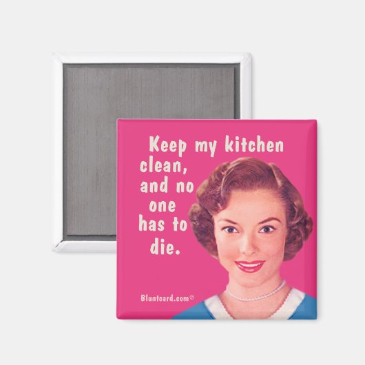 Mijn keuken magneet (Voorkant / Achterkant)