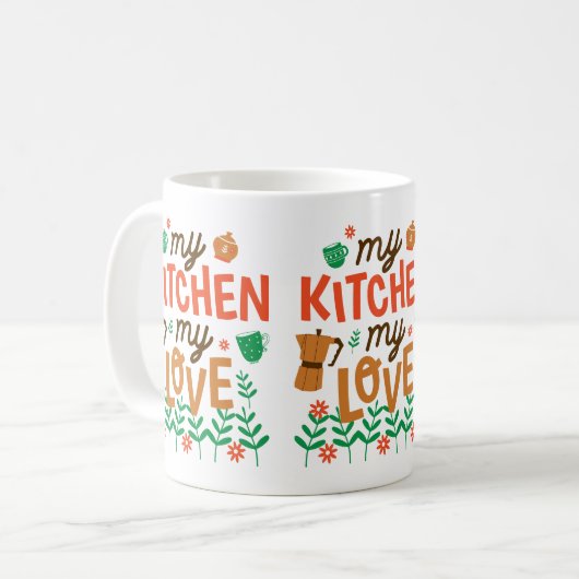 Mijn keuken, mijn lief koffiemok (Voorkant links)