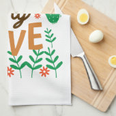 Mijn keuken, mijn lief theedoek (Quarter Fold)