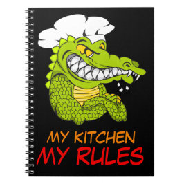 Mijn keuken Mijn regels, Alligator Chef, Grappig Notitieboek