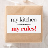 Mijn keuken, mijn regels etiket (Insitu)