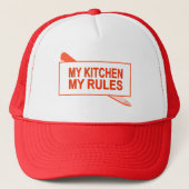 Mijn keuken. Mijn regels. Fun Design for Kitchen B Trucker Pet (Voorkant)