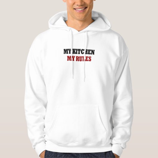 Mijn keuken Mijn regels Hoodie (Voorkant)