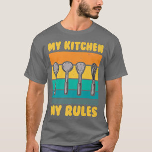 Mijn Keuken Mijn Regels Koken Hobby Chef T-shirt
