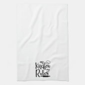 Mijn keuken Mijn regels koken kanning Theedoek (Verticaal)