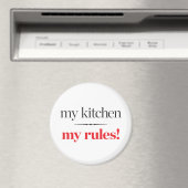 Mijn keuken, mijn regels magneet (Insitu (Vaatwasser))