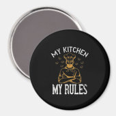 Mijn keuken Mijn regels Magneet (Voorkant / Achterkant)