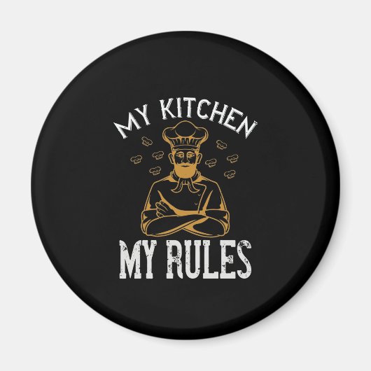 Mijn keuken Mijn regels Magneet (Voorkant)