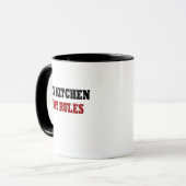 Mijn keuken Mijn regels Mok (Voorkant links)