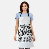 Mijn keuken Mijn regels Schort (Gedragen)