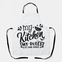 Mijn keuken Mijn regels Schort