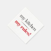 Mijn keuken, mijn regels servet (Hoek)