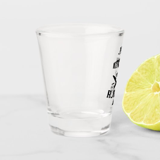 Mijn keuken Mijn regels Shot Glas (Links)