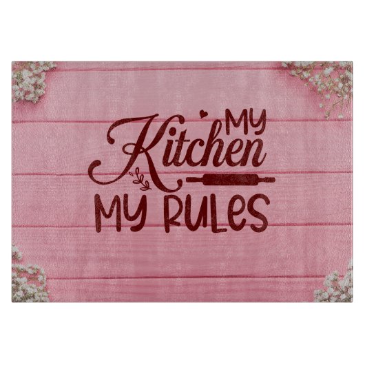 Mijn keuken Mijn regels snijplank (Voorkant)