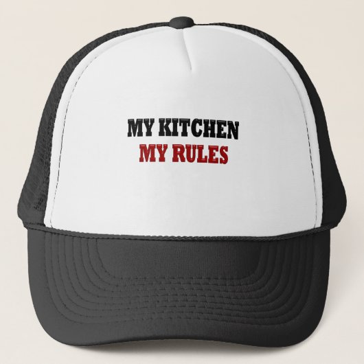 Mijn keuken Mijn regels Trucker Pet (Voorkant)
