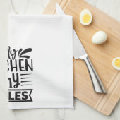 Mijn keuken Mijn regels voor het kantelen van keuk Theedoek (Quarter Fold)