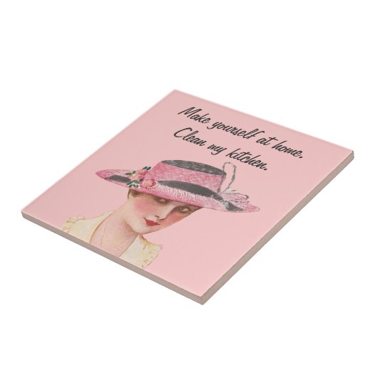 Mijn keuken reinigen tegeltje (Zijkant)