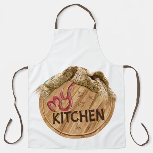 Mijn Keuken Schort (Voorkant)