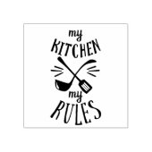 Mijn Keuken Spreuk Rubberstempel (Afrduk)