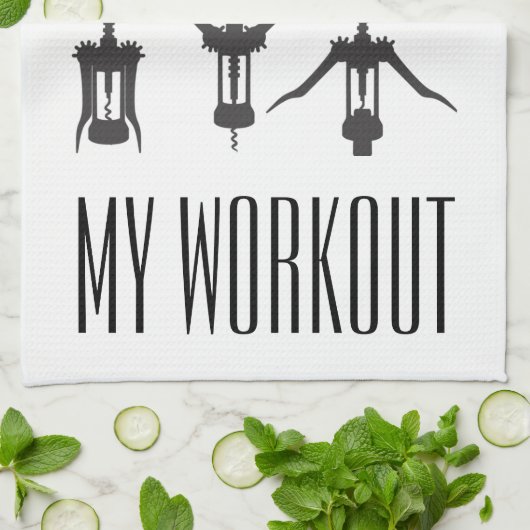 Mijn keukenhanddoek van de Wijn van de Wijn (Gevouwen)