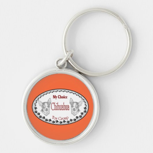 Mijn Keuze Chihuahua Sleutelhanger (Voorkant)