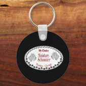mijn keuze mini schnauzer sleutelhanger (Voorkant)