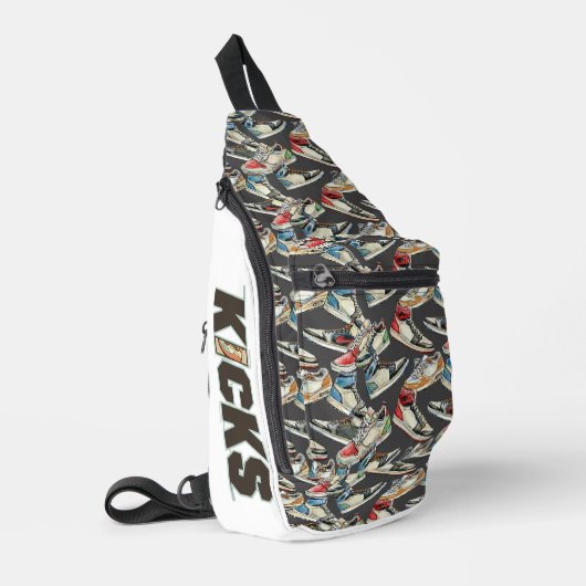 Mijn kicks - Cross body / Sling tas (Linkerhoek)