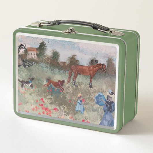 mijn kijk op Monets poppy veld met mijn huisdieren (Voorkant)