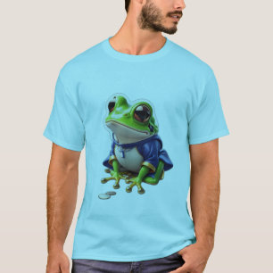 Mijn kikker blauwe laarzen zijn erg schattig t-shirt