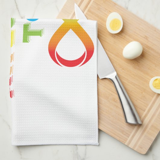 Mijn kind Autistisch Geweldige oneindigheid Theedoek (Quarter Fold)