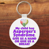 Mijn kind heeft Asperger's Sleutelhanger (Voorkant)