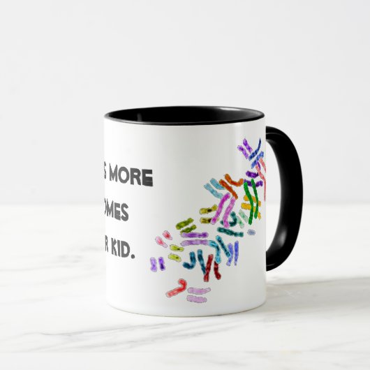 Mijn kind heeft meer chromosomen mok (Voorkant rechts)