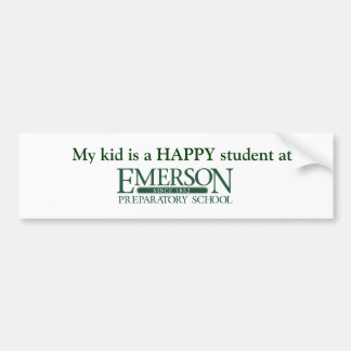 Mijn Kind is een HAPPY-student in Emerson Prep Bumpersticker